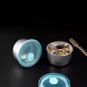Wholesale Wholesale Multiple Sizes Keep Fresh Bento Lunch <b>Box</b> Stainless Steel Crisper Food <b>Storage</b> Container - Product Image 5