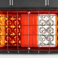 Ensemble de feux arrière LED pour camion 12V 24V, lampe arrière pour remorque, véhicule agricole, remplacement