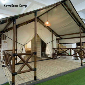 Kawagebo Kamp 캠핑 아웃도어 리조트 롯지 글램핑 럭셔리 사파리 호텔 텐트 2 개 욕실 포함 가족, 파티 및 이벤트 - Product Image 4