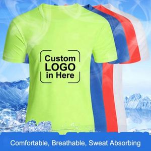 LCC821 Wholesale OEM Custom Print Plain Blank 100% Polyester <b>T</b>-shirts Sport Gym Run Quick Dri Dry-fit Custom Custom Men <b>T</b> Shirts - Product Image 2