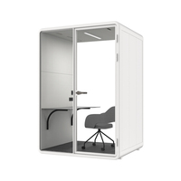 Cabine vocale mobile pour hôtel, pod d'enregistrement, pod de vie, pod de jardin, pod intérieur préfabriqué insonorisé pour bureau, travail et réunions
