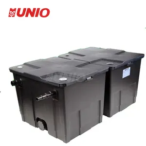 Good Price Fish Pond Filter System CBF-550 Plastic Pond Koi Box Bio Large Filter With Pump UV Lamp