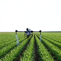 Pulvérisateur agricole UAV à longue autonomie de vol, moteur à essence, pompe intégrée, contrôle de vol, batterie pour pesticides, facile à utiliser, 1 an de garantie