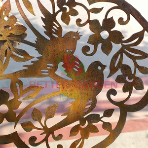 Minimalisme Corten Steel Wall Art Ornement <span class=keywords><strong>de</strong></span> <span class=keywords><strong>jardin</strong></span> personnalisé pour meubles d'extérieur Ménage Retail - Product Image 2