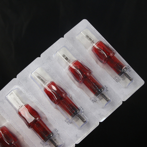 MAXTATO 20 unidades/caja <span class=keywords><strong>Agujas</strong></span> de cartucho para tatuaje rojas 3RL 5RL 7RL 9RL <span class=keywords><strong>5RS</strong></span> 9RS con membrana - Product Image 5