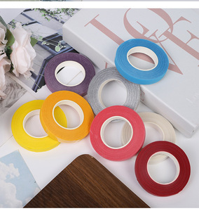 Hot Bán Handmade Hoa Băng Màu Xanh Lá Cây Tự Làm Giấy Crepe Cho Bó Hoa Màn Hình Bao Bì Kính Thiên Văn Đầy Màu Sắc Băng - Product Image 5