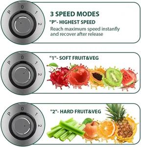 Lower Noise MOQ Multifuncional Comercial 4 em 1 Boca Grande Cenoura Vegetal <span class=keywords><strong>Juicer</strong></span> Liquidificador Extrator De <span class=keywords><strong>Juicer</strong></span> De Frutas Misturador De Alimentos - Product Image 6