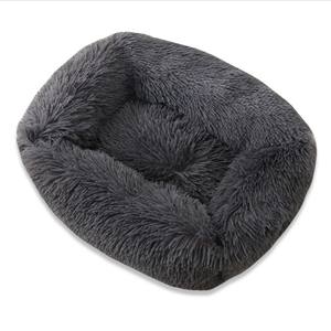 Venta directa de fábrica de peluche de felpa del animal doméstico cuadrado cama perros pequeños perros Otoño Invierno cama de perro y gato, suministros para mascotas - Product Image 4