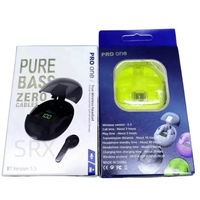 Nouvelle conception d'écouteurs intra-auriculaires transparents avec basses profondes, casque TWS Pro One Split sans fil, écouteurs intra-auriculaires, casque de jeu