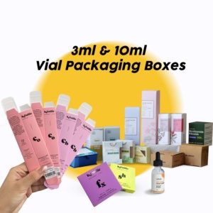 Boîtes en papier pliables personnalisées écologiques avec impression UV brillante, <span class=keywords><strong>emballage</strong></span> holographique, <span class=keywords><strong>emballage</strong></span> unique en papier - Product Image 5