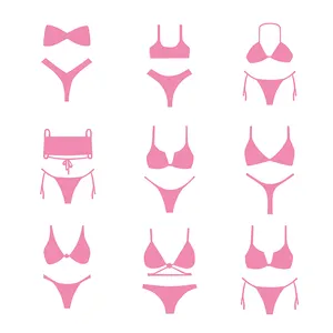 Costumi da bagno donna Bikini e costumi da bagno Bikini costume da bagno Sexy ragazza Bikini sportivo