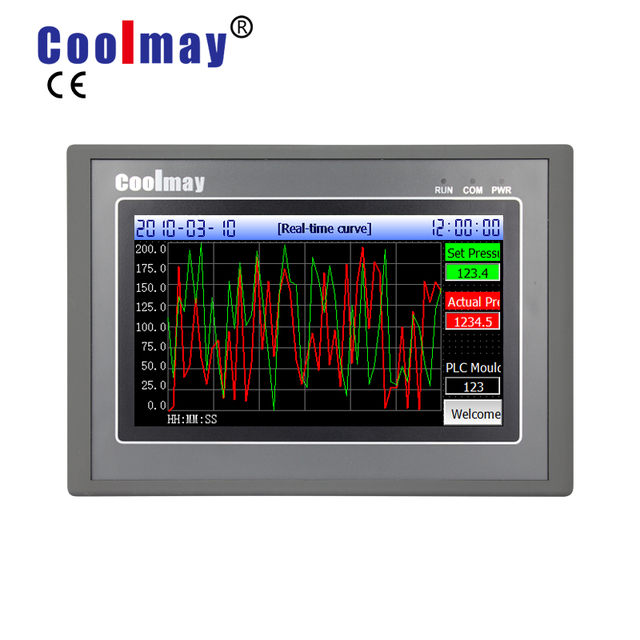 7inch HMI Integrated with Plc Controller Integrated with Digital I/O Analog I/O SCADA