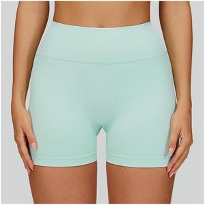 Shorts de yoga pliables de haute qualité, funky, à séchage rapide, doux, à maintien élevé, sans couture, à maintien élevé, pour le Pilates - Product Image 3