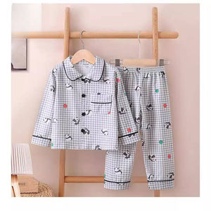 Pijamas y Ropa de Estar de Franela de Algodón con Dibujos Animados para Niños (Infantes, Niños Pequeños y Adolescentes), Cálidos, Transpirables y Cómodos para Otoño - Product Image 2
