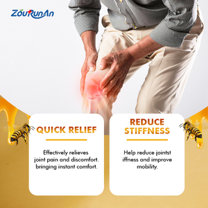 ZouRunAn وصول جديد النحل السم الألم كريم تخفيف التهاب المفاصل مرهم مشترك القاتل الاسترخاء الظهر الجص آلام الجسم مرهم - Product Image 3