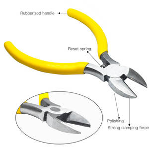 Juego de Alicates de Acero Inoxidable para Cortar Alambre, Alicates de Punta Redonda, Herramientas Mini para Hacer Joyería DIY - Product Image 2