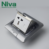 Tomacorrientes Eléctricos para Piso, Tomacorrientes Metálicos Ocultos para Piso, Tomacorrientes Emergentes Estándar Personalizados WD03