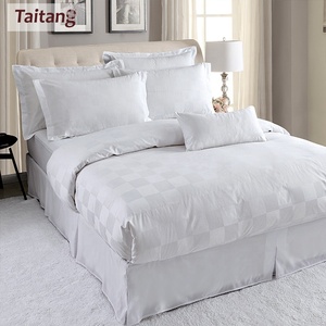 Taitang khách sạn sang trọng dệt bedding sets 100% cotton <span class=keywords><strong>Comforter</strong></span> phong cách hiện đại chất lượng tốt nhất bán buôn cho giường - Product Image 1