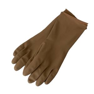 ถุงมือยางในครัวเรือนแบบหนา กันน้ำ สีพื้น ความยาว 32 ซม. สำหรับทำความสะอาดห้องครัว ซักผ้า ล้างจาน - Product Image 3