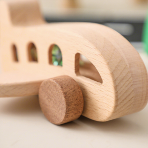 Modèle d'avion en <span class=keywords><strong>bois</strong></span>, jouet éducatif pour tout-petits, jouet d'apprentissage précoce en <span class=keywords><strong>bois</strong></span> pour garçons de 2 à 4 ans - Product Image 5