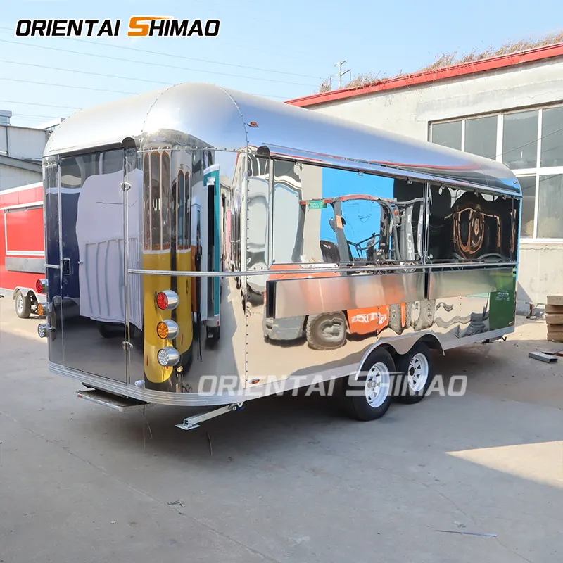 Canada usa standard Airstream concession carts food truck airstream food trailer with fully equipped