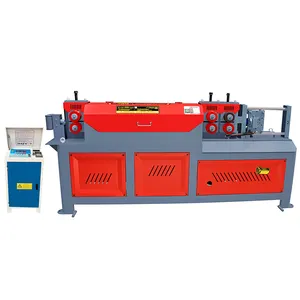 380V Customized Steel Bar Rebar Wire Straightener Rebar Straightening And Cutting Machines For Sale