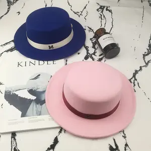 Vente Chaude Chapeaux Européens Très Vendus, Fédoras Vintage, Bords Larges, Chapeaux Hauts Plats, Chapeaux d'Automne-Hiver, Visières Tendance et Bonnets de <span class=keywords><strong>Douche</strong></span> - Product Image 3