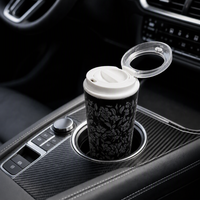 Mug à café isotherme 380 ml en acier inoxydable SUS316, double paroi, anti-éclaboussures, avec bec verseur, intérieur hygiénique, réutilisable et portable