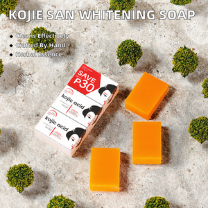 <span class=keywords><strong>Savon</strong></span> à l'acide <span class=keywords><strong>kojie</strong></span> fait à la main OEM pour adultes marque privée blanchissant aux herbes visage éclaircissant forme solide pour gras pour les deux - Product Image 2