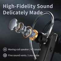 Casque Bluetooth Remax, écouteur sans fil Bluetooth mains libres, écouteur sans fil mono, écouteurs avec micro à réduction de bruit