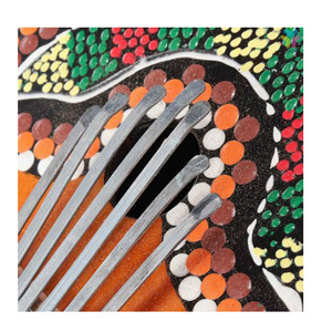 <span class=keywords><strong>Calimba</strong></span> de 7 Tonos con Cáscara de Coco de Colores, Instrumento Portátil para Niños - Product Image 4