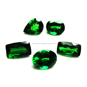 เครื่องประดับทํา Tsavorite ธรรมชาติสีเขียวปรับเทียบอัญมณีผสมรูปร่าง DIY ทําด้วยมือขายส่งราคาหลวม Tsavorite หิน - Product Image 2