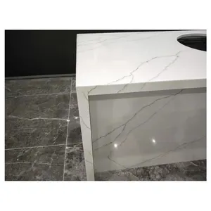 Artificial quartz stone Hotel reception desk Solid surface material Factory direct sales