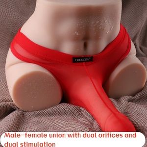Poupée sexuelle transgenre avec torse élastique, double pénétration (vagin et anus), jouet sexuel masculin, dispositif pour la communauté masculine - Product Image 1