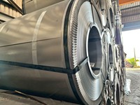 Bobina de Acero con Recubrimiento de Al-Zn por Inmersión en Caliente, Certificada ISO 9001, Estándar JIS, Recubrimiento de Aleación de Aluminio y Zinc al 55% (Z120-Z600), Color Plateado