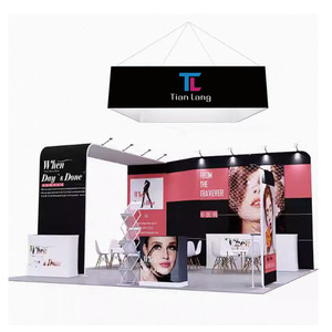 TianLang Trade Show Exhibition Hanging Fabric Ceiling Flutter <b>Banner</b> Model Tianlang-11 CN/GUA Origin Promotion - Product Image 2