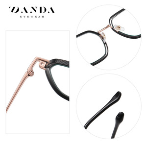 Danda Eyewear Rectangle Full-Frame Plano Lenses Anti-Blue <b>Light</b> JS8601 Unisex - Product Image 4