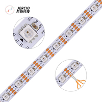 Tira de Luces LED RGB Programable Plug&Play Magic JERCIO |   SK6815/WS2815/GS8208 DC12V Continuidad de Punto de Interrupción para Manualidades DIY