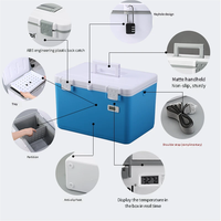 Conteneur Réfrigérant Portable Moderne de 22L, Qualité Alimentaire, Léger et Durable, avec Poignée, Réutilisable pour Chaîne du Froid, Garde le Vin Pendant 25 Jours