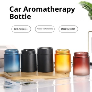 Frosted Gradient hương liệu Balm chai vít nắp sậy khuếch tán UV tráng xe nhà cao màu bao bì Jar đồ trang trí thủy tinh - Product Image 2