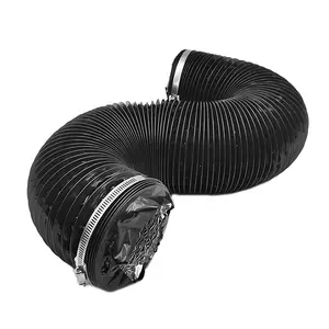 Hydroponics ventilation fire resistant pvc aluminum flexible air duct