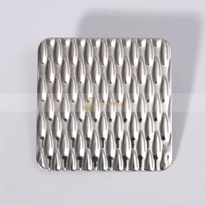 Placa de Acero Inoxidable Espejo 8K con Patrón de Diamantes Antideslizante LL248 316L 304 201, Acabado PVD Dorado, con Servicios de Corte y Soldadura - Product Image 6