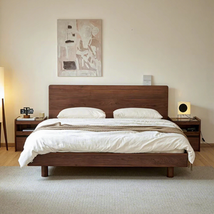 <span class=keywords><strong>Lit</strong></span> plateforme en bois massif Quanu, design moderne, nouvelle conception, haute capacité de charge, stable, de haute qualité, cadre de <span class=keywords><strong>lit</strong></span> pliable, taille King/Queen - Product Image 5
