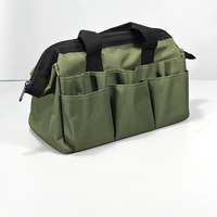 Sac à outils mécanicien grand format imperméable en tissu Oxford 600D, sac à outils enroulable avec étiquettes
