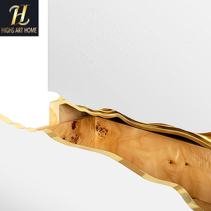 <span class=keywords><strong>Mueble</strong></span> de Baño Moderno de Lujo para Hotel o Villa, Diseño de Alta Gama, Madera Maciza Dorada, <span class=keywords><strong>Lavabo</strong></span> <span class=keywords><strong>Pequeño</strong></span> - Product Image 6