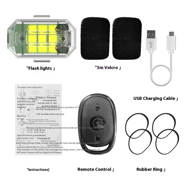 5v Usb Led Warning Light Flash Strobe Light for Car Truck Motorcycle Drone Bike Wireless Remote Mini Other Car Light Accessories