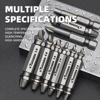 Kit d'extracteur de vis rapide endommagé direct d'usine de 12 pièces Kit de dissolvant de vis de boulon efficace