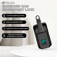 Kunci Kontrol Akses Tas dengan Pengenalan Biometrik Portabel dan Sensor Sidik Jari Terintegrasi, Keamanan Anti-Pencurian Cerdas untuk Perjalanan