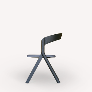 Silla nórdica de comedor de madera maciza de diseño italiano, sillón sencillo con diseño de espiga - Product Image 4