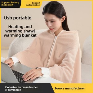 <span class=keywords><strong>Couverture</strong></span> <span class=keywords><strong>chauffante</strong></span> Mydays Tech, rechargeable par USB, lavable, châle chauffant électrique - Product Image 3
